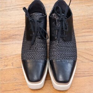Stella McCartney Black Woven Platform Shoes – Rare / Sold Out